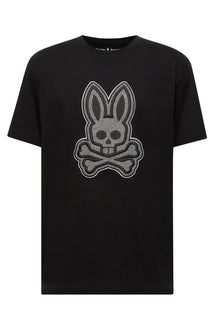 T-Shirt pour homme par Psycho Bunny | MT0200129 Noir | Boutique Vvög, vêtements mode pour homme et femme