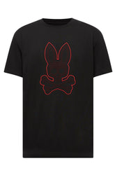 T-Shirt pour homme par Psycho Bunny | MT0200135 Noir | Boutique Vvög, vêtements mode pour homme et femme