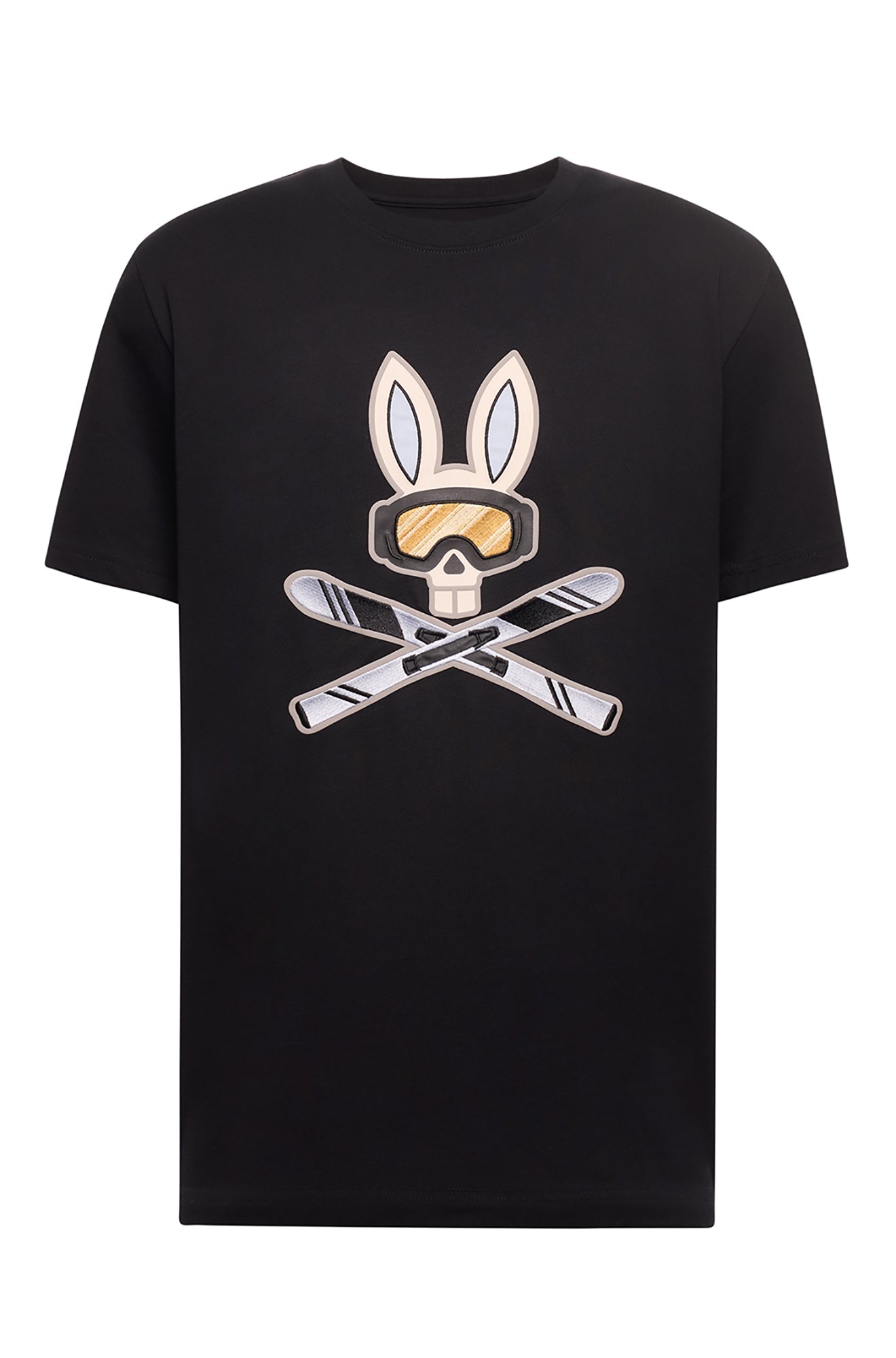 T-Shirt pour homme par Psycho Bunny | MT0200148 Noir | Boutique Vvög, vêtements mode pour homme et femme