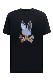 T-Shirt pour homme par Psycho Bunny | MT0200151 Noir | Boutique Vvög, vêtements mode pour homme et femme