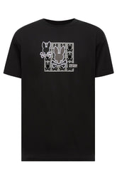 T-Shirt pour homme par Psycho Bunny | MT0200165 Noir | Boutique Vvög, vêtements mode pour homme et femme