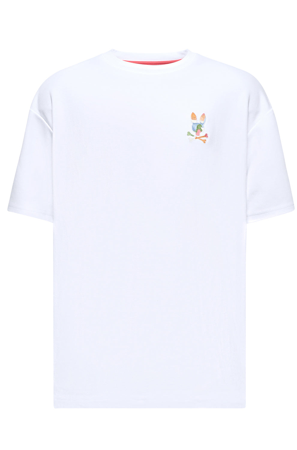 T-Shirt pour homme par Psycho Bunny | MT0200223 Blanc | Boutique Vvög, vêtements mode pour homme et homme