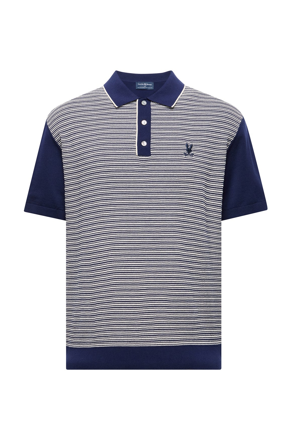 Polo pour homme par Psycho Bunny | MT0400003 Bleu Soir | Boutique Vvög, vêtements mode pour homme et femme