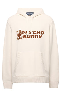 Coton ouaté pour homme par Psycho Bunny | MT0400014 Gris Bonnet Blanc | Boutique Vvög, vêtements mode pour homme et femme