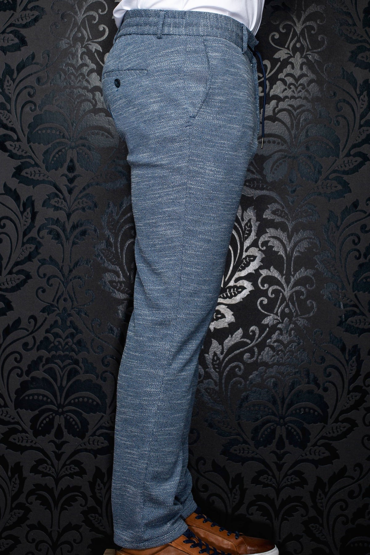 Pantalon pour homme par Au Noir | NOAH SAUER Marine | Boutique Vvög, inventaire complet de la marque Au Noir