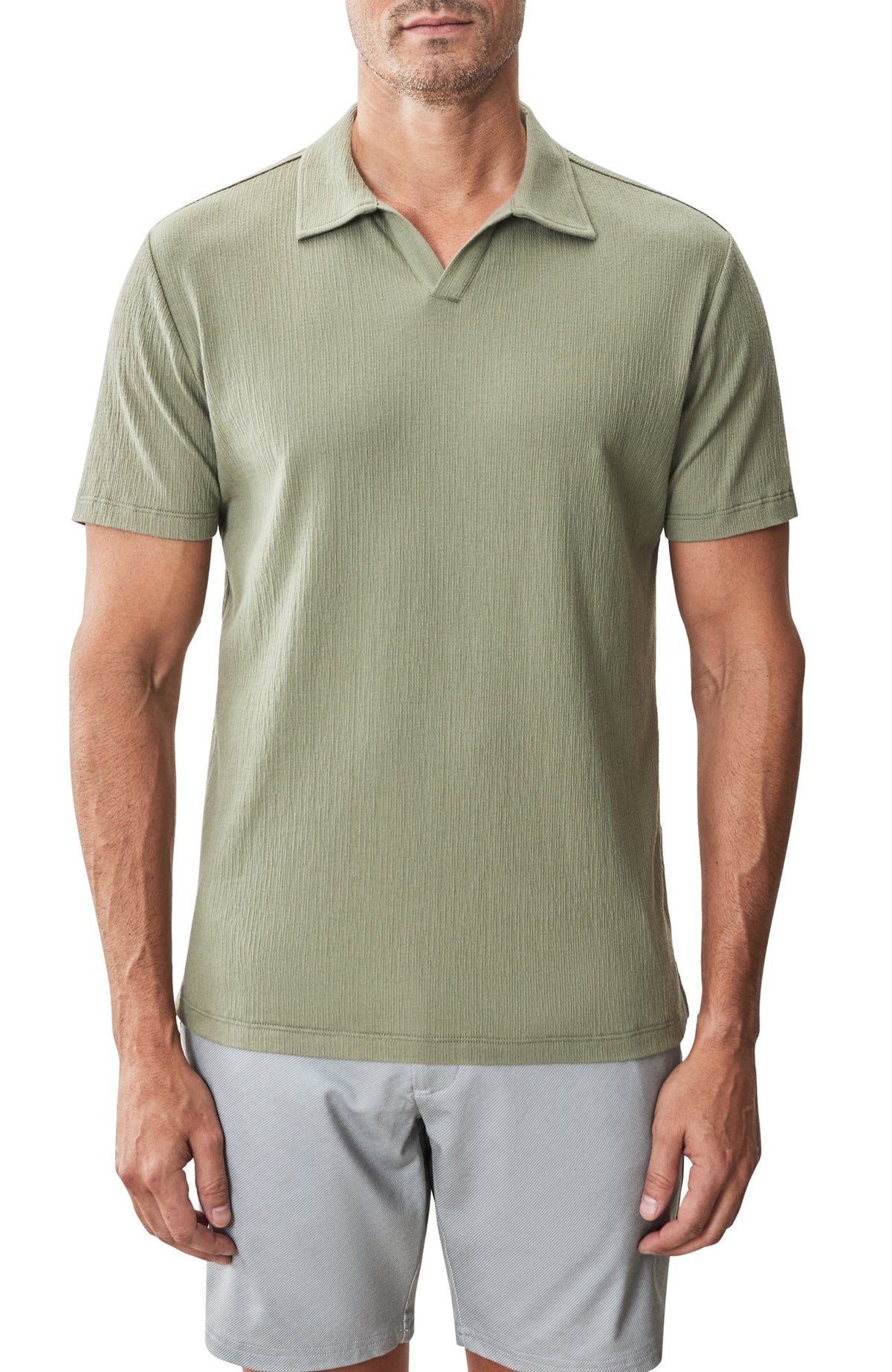 Polo à col ouvert pour homme par Robert Barakett | RB31074 Basil Road Pastel | Boutique Vvög, vêtements mode pour homme et femme