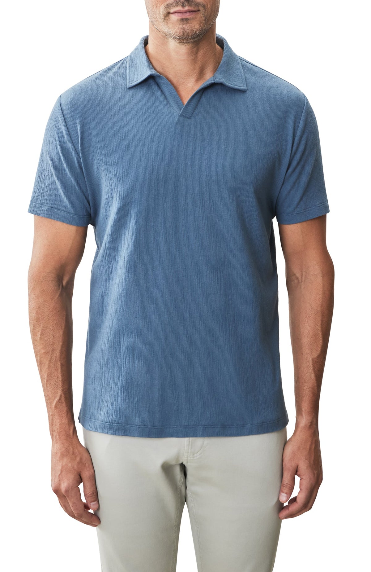 Polo à col ouvert pour homme par Robert Barakett | RB31074 Basil Road Vue Sur L'Océan | Boutique Vvög, vêtements mode pour homme et femme
