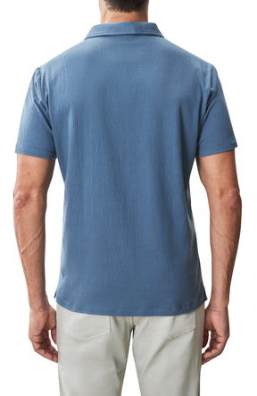 Polo à col ouvert pour homme par Robert Barakett | RB31074 Basil Road Vue Sur L'Océan | Boutique Vvög, vêtements mode pour homme et femme