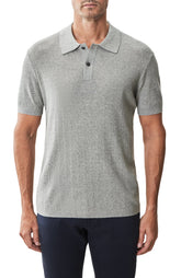 Polo à manches courtes pour homme par Robert Barakett | RB51205 Neo Gris Monument | Boutique Vvög, vêtements mode pour homme et femme