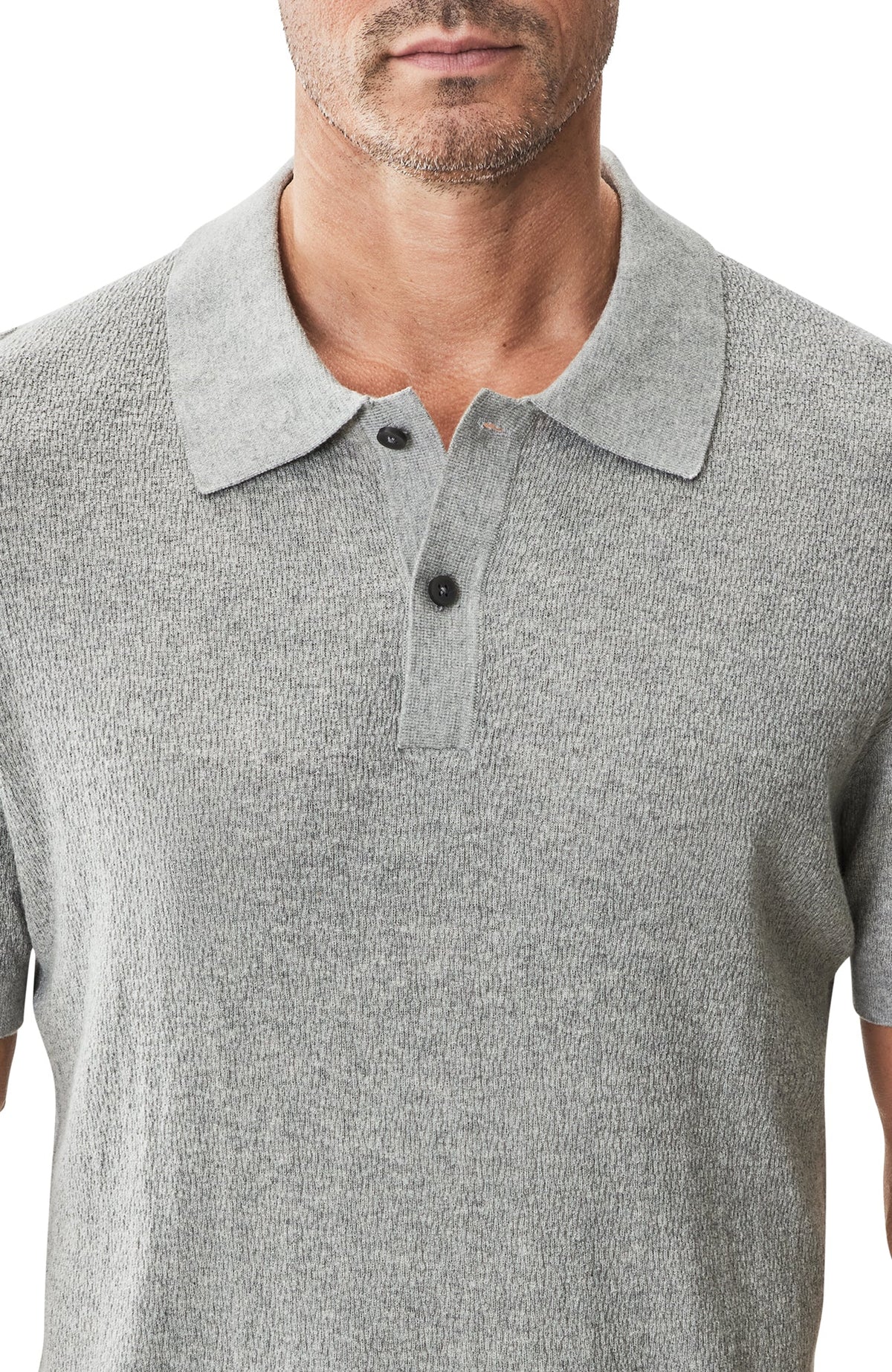 Polo à manches courtes pour homme par Robert Barakett | RB51205 Neo Gris Monument | Boutique Vvög, vêtements mode pour homme et femme