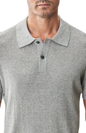 Polo à manches courtes pour homme par Robert Barakett | RB51205 Neo Gris Monument | Boutique Vvög, vêtements mode pour homme et femme