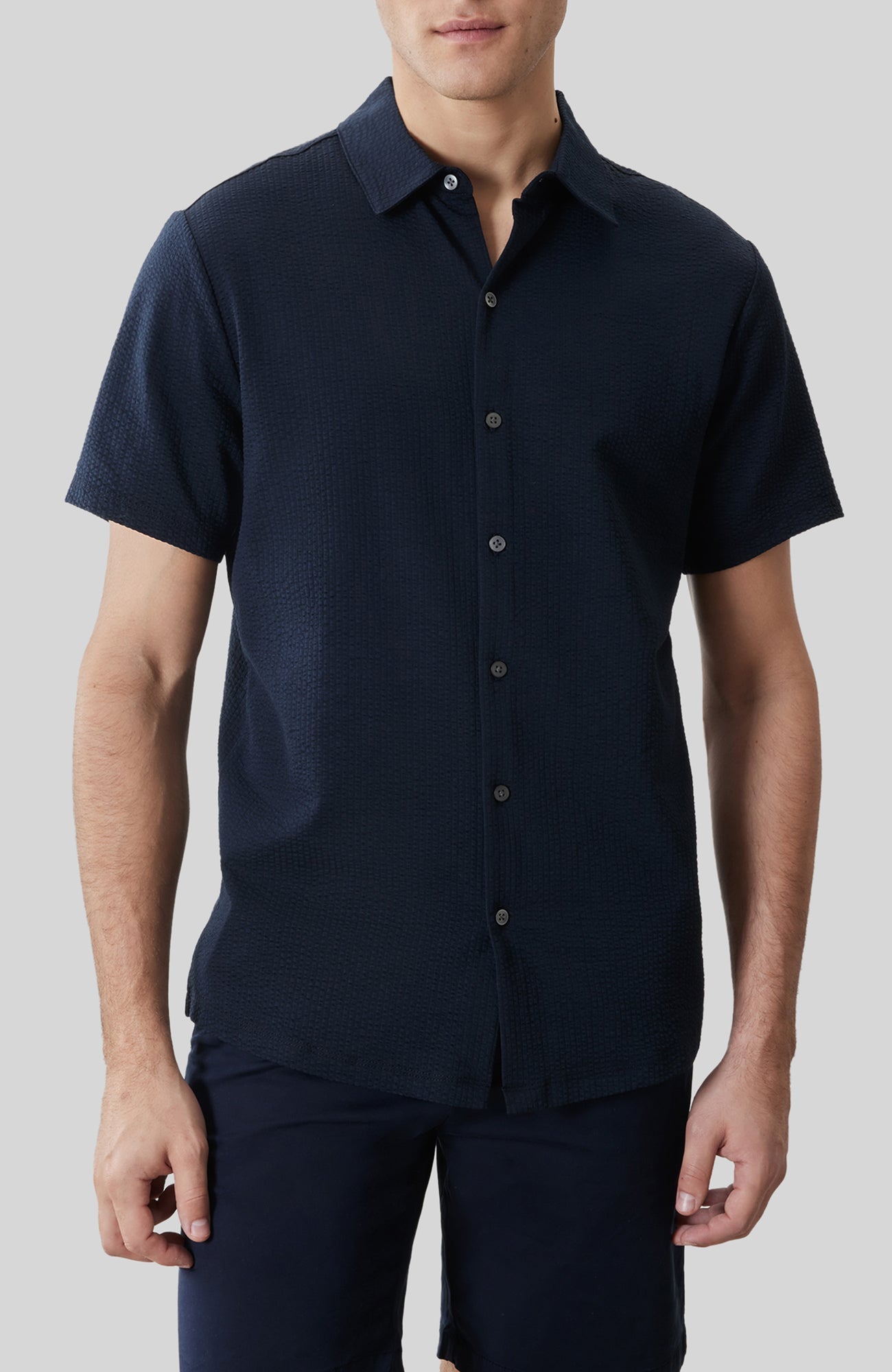 Chemise pour homme par Robert Barakett | RB61100 Graham Caspienne Foncée | Boutique Vvög, vêtements mode pour homme et femme