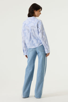 Blouse pour femme par Garcia | O260022 Bleuet | Boutique Vvög, vêtements mode pour homme et femme