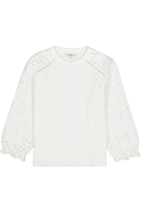 T-Shirt pour femme par Garcia | O260061 Écru | Boutique Vvög, vêtements mode pour homme et femme