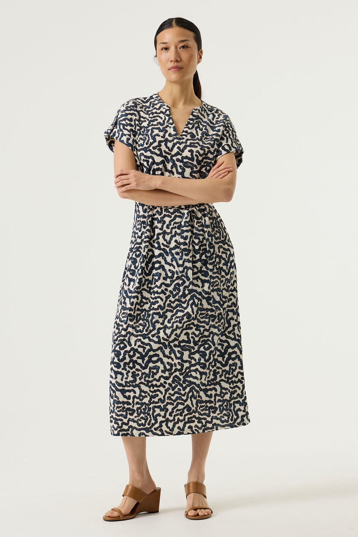 Robe pour femme par Garcia | O260082 Cobalt Estival | Boutique Vvög, vêtements mode pour homme et femme