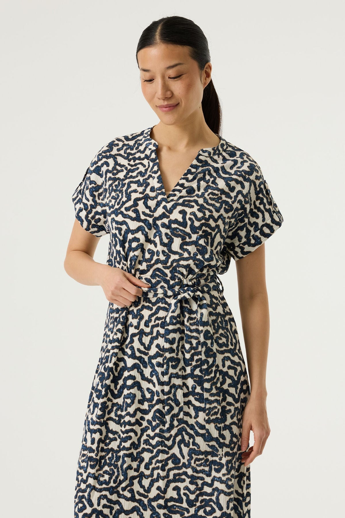 Robe pour femme par Garcia | O260082 Cobalt Estival | Boutique Vvög, vêtements mode pour homme et femme