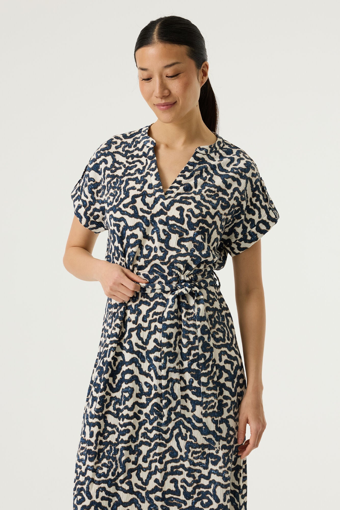 Robe pour femme par Garcia | O260082 Cobalt Estival | Boutique Vvög, vêtements mode pour homme et femme