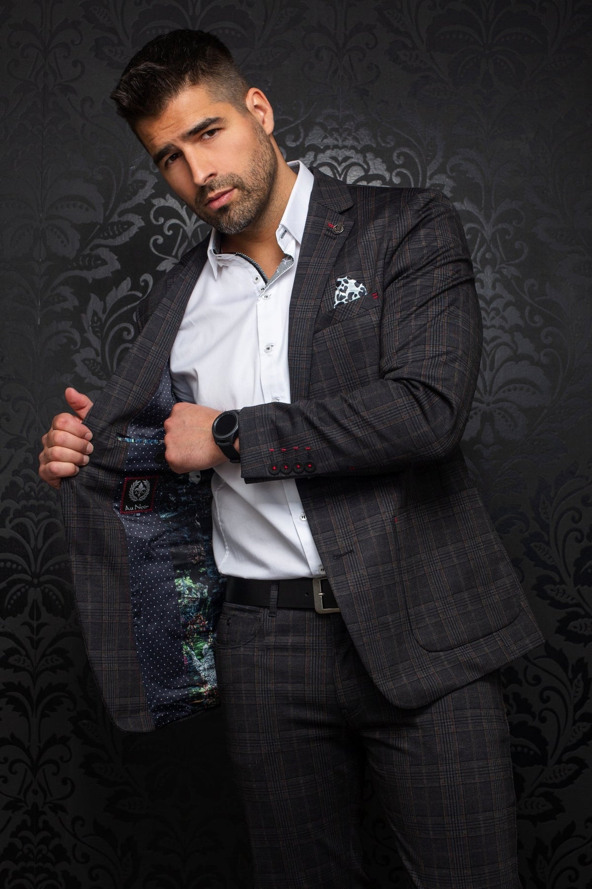 Veston pour homme par Au Noir | PECK brown | Boutique Vvög, inventaire complet de la marque Au Noir