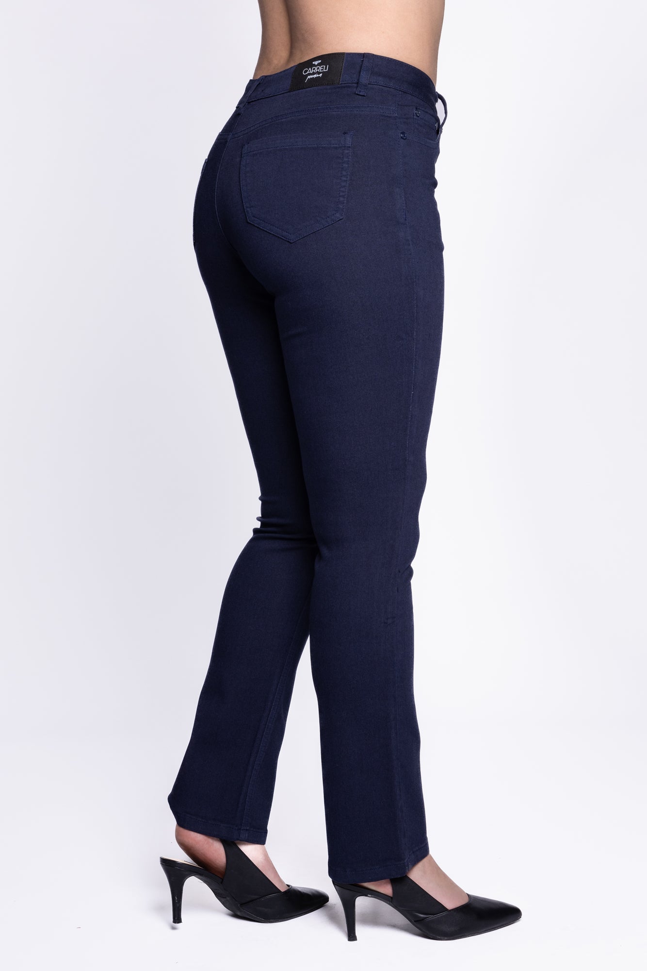 Jeans pour femme par Carreli Jeans | PR 152 Bleu Maritime | Boutique Vvög, vêtements mode pour homme et femme