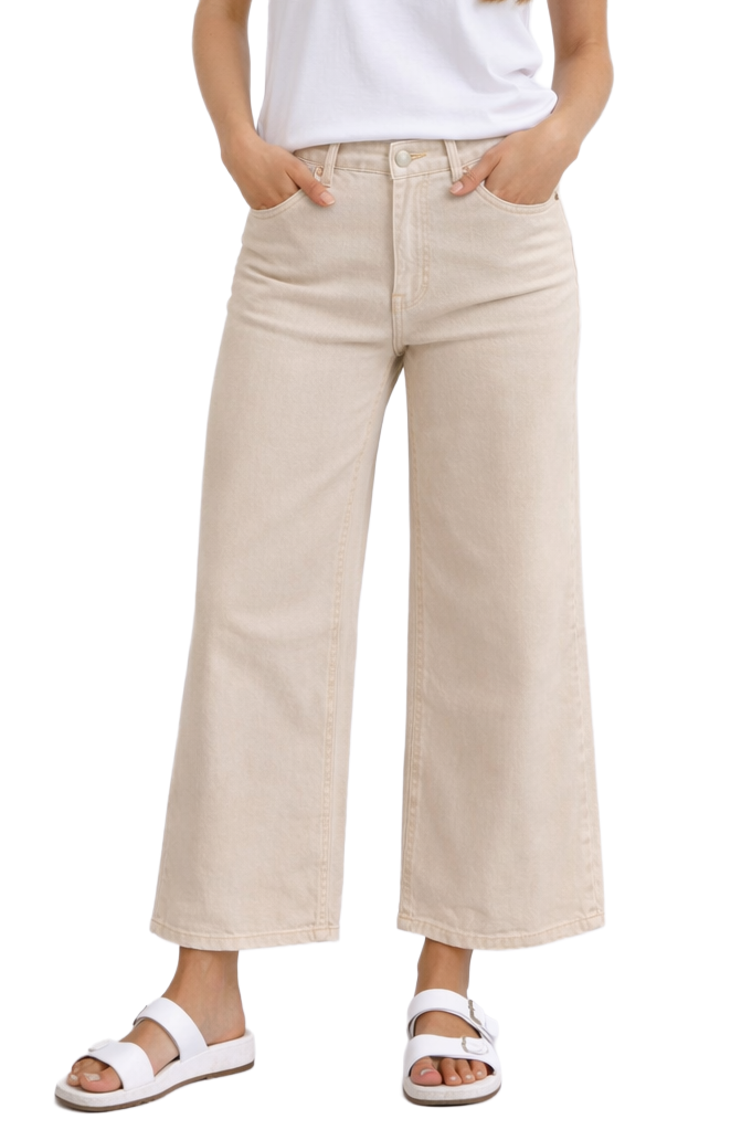 Pantalon pour femme par Carreli Jeans | PR 22 Sable Blanchi | Boutique Vvög, vêtements mode pour homme et femme