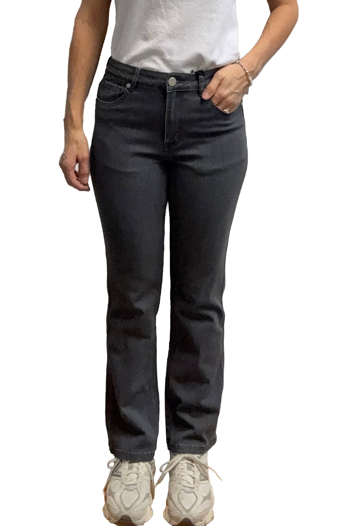 Jeans pour femme par Carreli Jeans | PR-180 Gris | Boutique Vvög, vêtements mode pour homme et femme