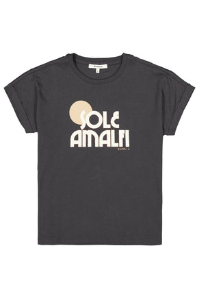 T-Shirt pour femme par Garcia | Q260001 Anthracite | Boutique Vvög, vêtements mode pour homme et femme