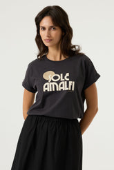 T-Shirt pour femme par Garcia | Q260001 Anthracite | Boutique Vvög, vêtements mode pour homme et femme