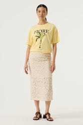 T-Shirt pour femme par Garcia | Q260005 Citron luxuriant | Boutique Vvög, vêtements mode pour homme et femme