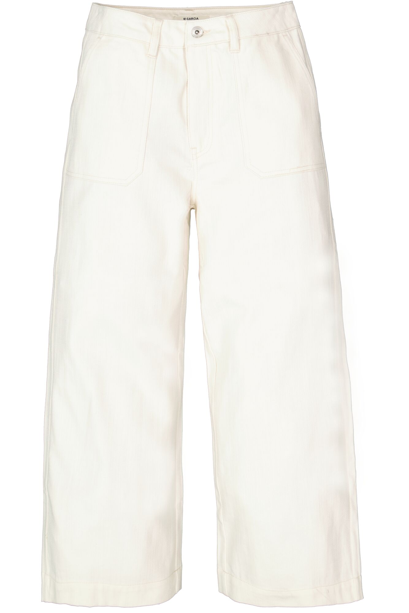 Pantalon pour femme par Garcia | Q260115 Écru | Boutique Vvög, vêtements mode pour homme et femme