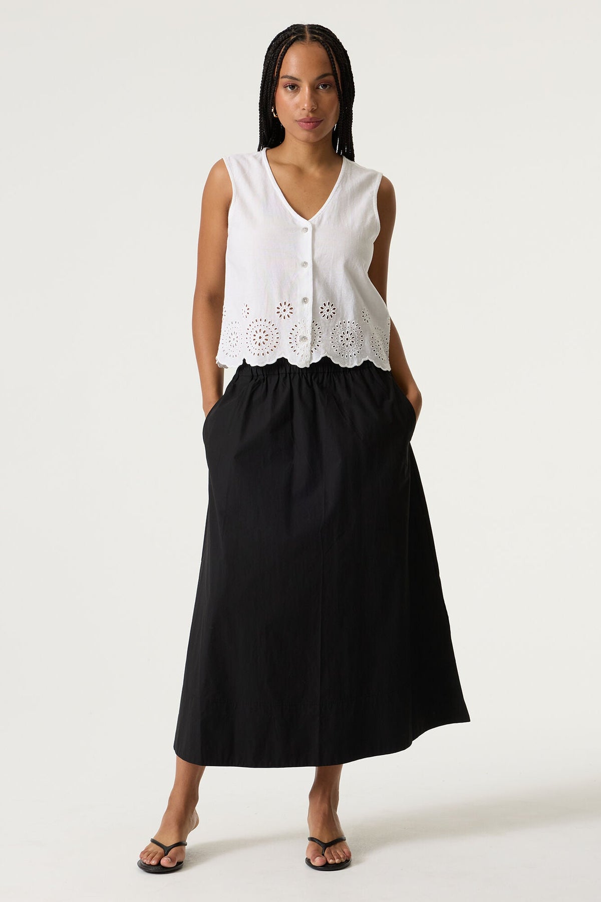 Jupe pour femme par Garcia | Q260122 Noir | Boutique Vvög, vêtements mode pour homme et femme