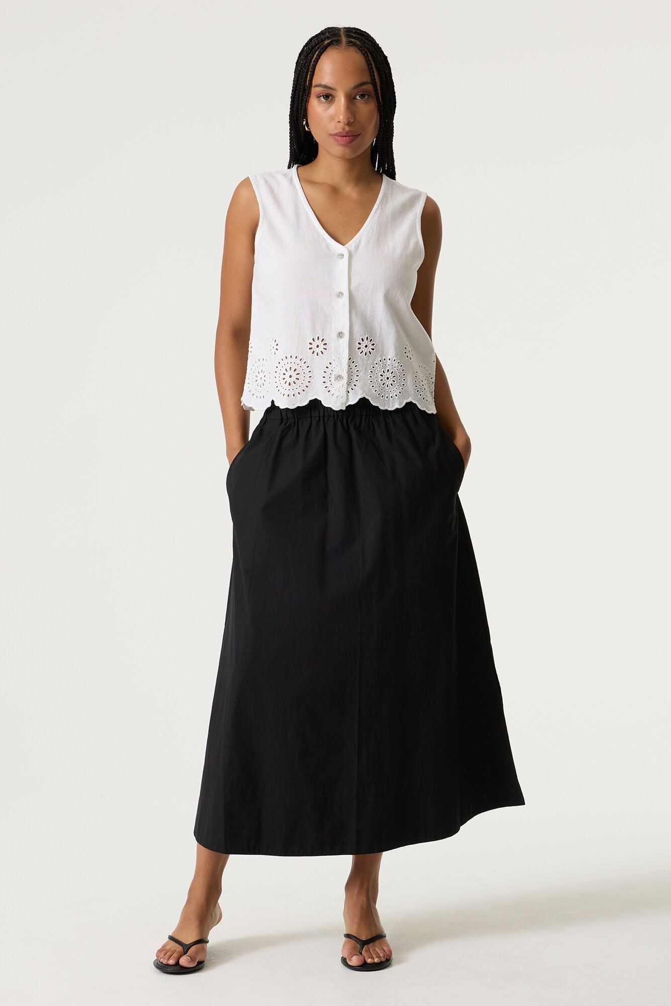 Jupe pour femme par Garcia | Q260122 Noir | Boutique Vvög, vêtements mode pour homme et femme