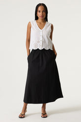 Jupe pour femme par Garcia | Q260122 Noir | Boutique Vvög, vêtements mode pour homme et femme