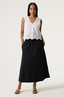 Jupe pour femme par Garcia | Q260122 Noir | Boutique Vvög, vêtements mode pour homme et femme
