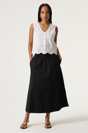 Jupe pour femme par Garcia | Q260122 Noir | Boutique Vvög, vêtements mode pour homme et femme