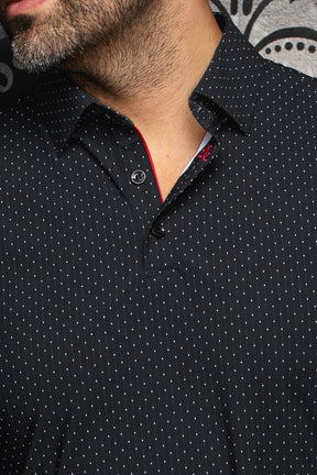 Polo performance pour homme par Au Noir | RAPHY (SS) NDL Noir | Boutique Vvög, inventaire complet de la marque Au Noir