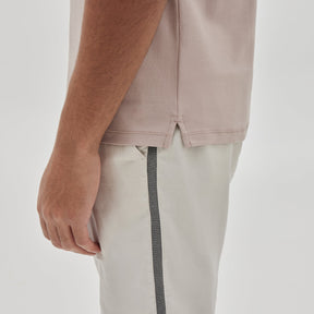 Polo avec fermeture éclair pour homme par Robert Barakett | Georgia RB01030 Corail Ombré | Boutique Vvög, vêtements mode pour homme & femmes