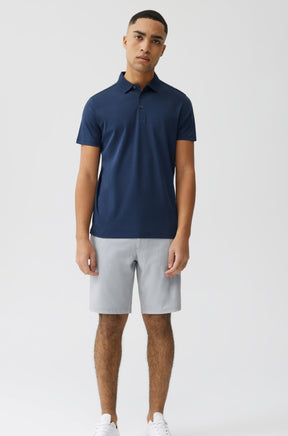 Polo honeycomb Georgia Bleu Nuit - Robert Barakett