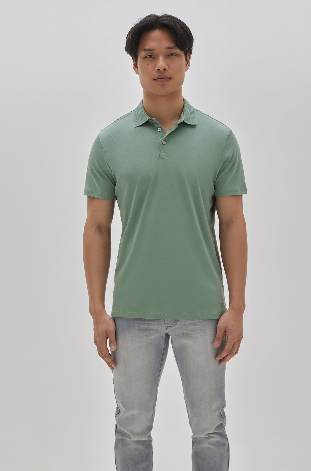 Polo manches courtes honeycomb pour homme par Robert Barakett | Georgia RB11016 Green Bay Green | Boutique Vvög, vêtements mode pour homme & femmes