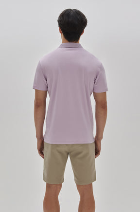 Polo manches courtes honeycomb pour homme par Robert Barakett | Georgia RB11016 Light Pink | Boutique Vvög, vêtements mode pour homme & femmes