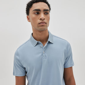 Polo manches courtes honeycomb pour homme par Robert Barakett | Georgia RB11016 Pale Bleu | Boutique Vvög, vêtements mode pour homme & femmes