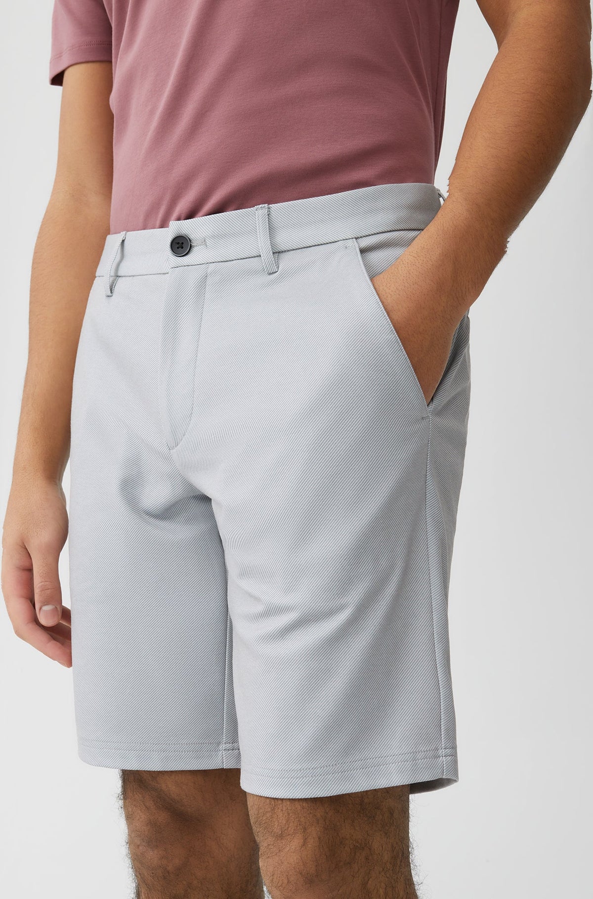 Short pour homme par Robert Barakett | Lomita RB11057 Gris Clair | Boutique Vvög, vêtements mode pour homme & femmes