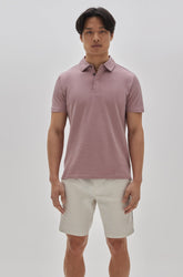 Polo à manches courtes pour homme par Robert Barakett | RB21117 Creston Corail | Boutique Vvög, vêtements mode pour homme et femme