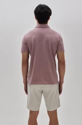 Polo à manches courtes pour homme par Robert Barakett | RB21117 Creston Corail | Boutique Vvög, vêtements mode pour homme et femme