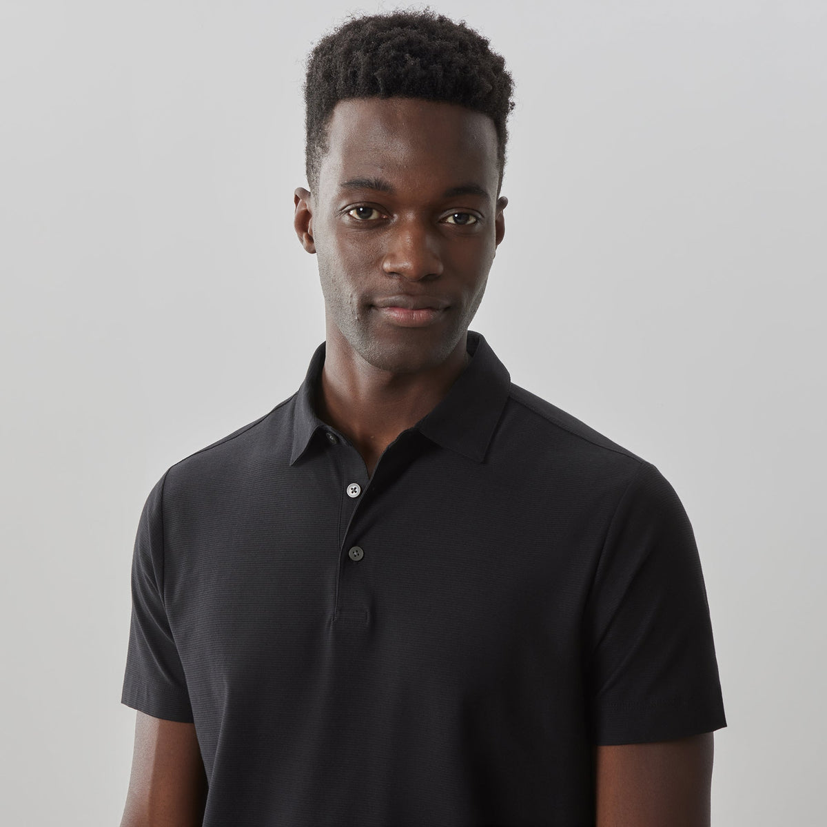 Polo à manches courtes pour homme par Robert Barakett | RB31040 Hickman Noir | Boutique Vvög, vêtements mode pour homme et femme