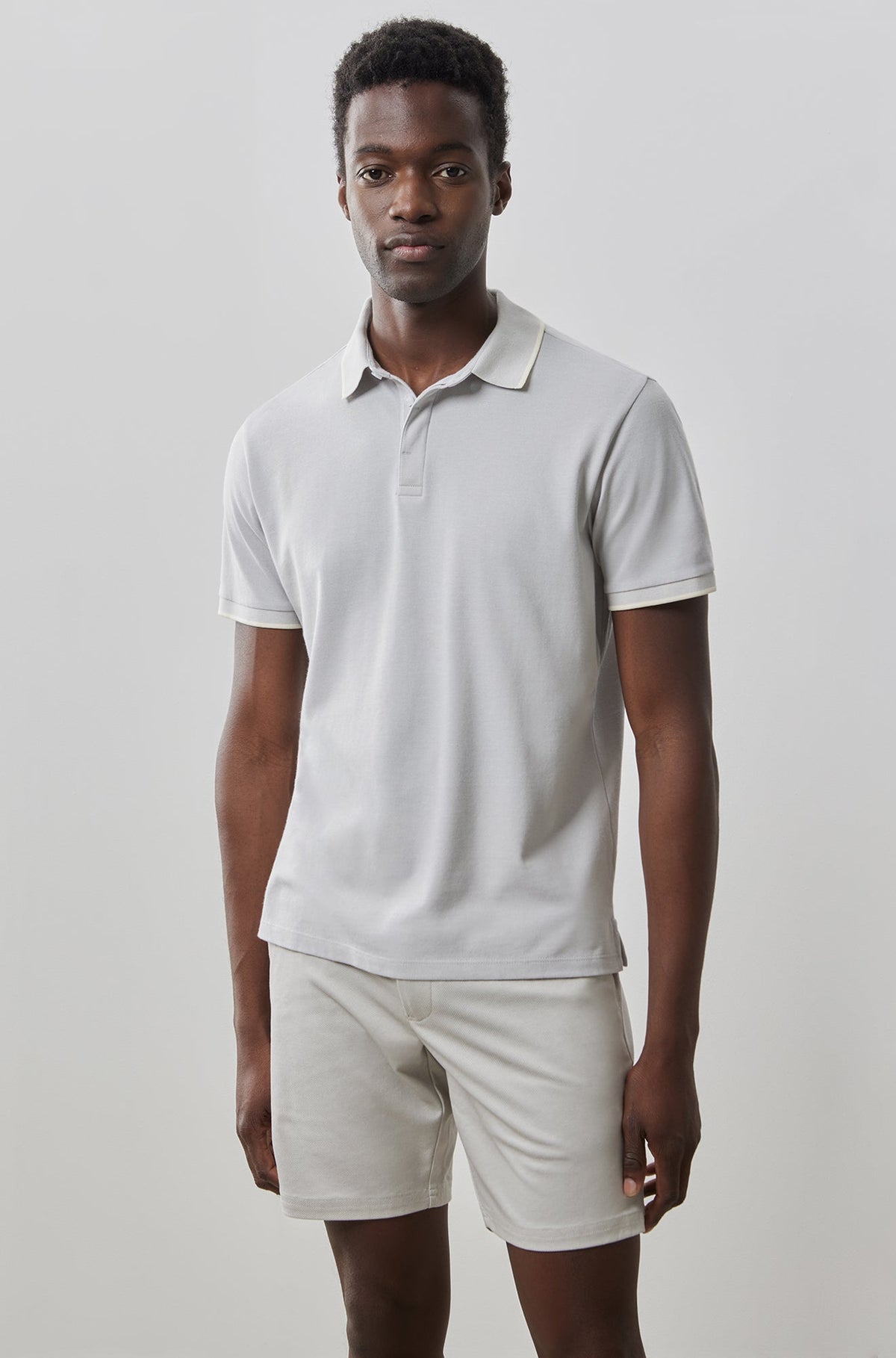 Polo pour homme par Robert Barakett | RB41087 Hunter Gris | Boutique Vvög, vêtements mode pour homme et femme