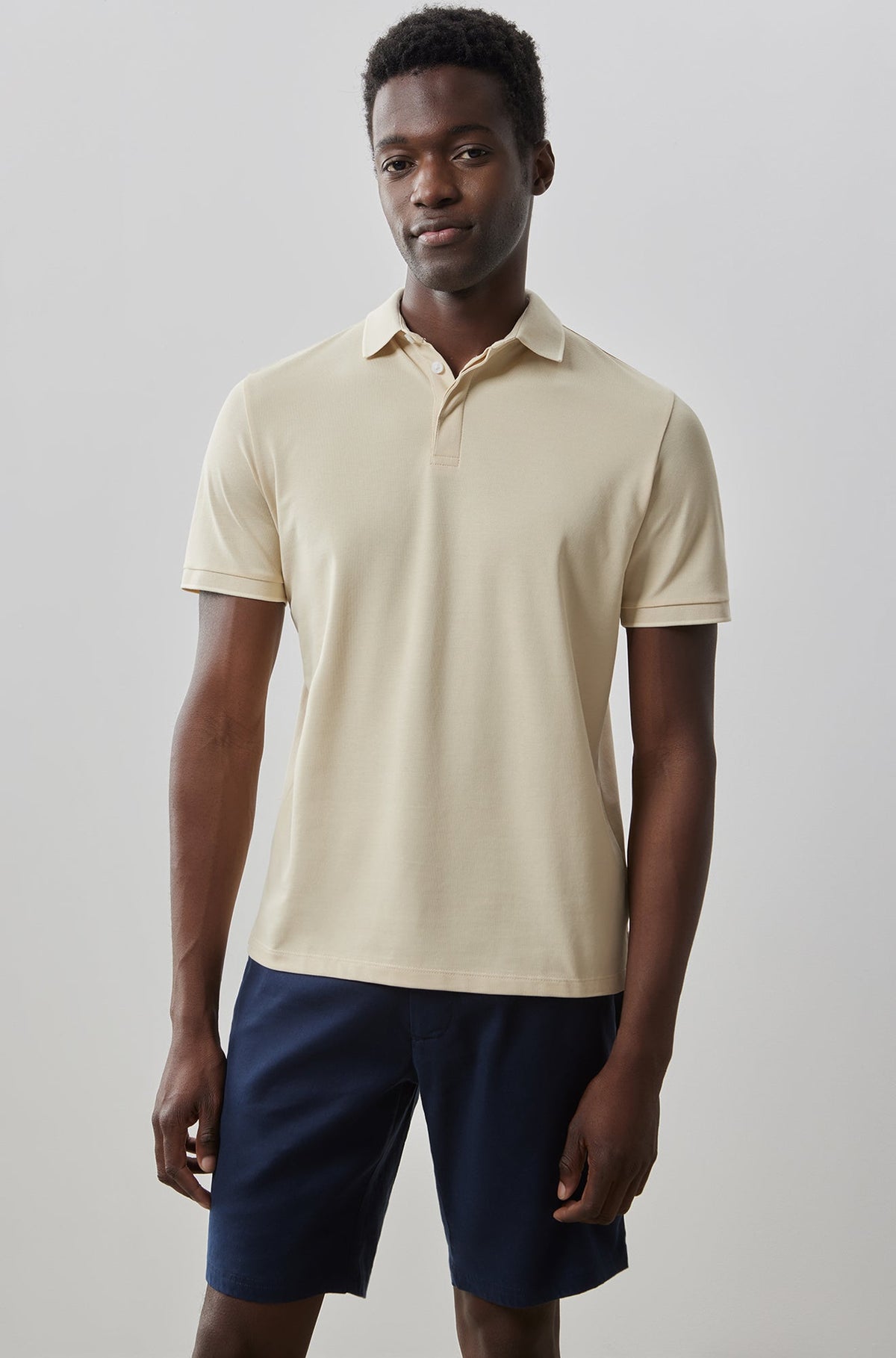 Polo pour homme par Robert Barakett | RB41087 Hunter Jaune | Boutique Vvög, vêtements mode pour homme et femme