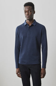 Polo pour homme par Robert Barakett | Gosford RB41423 NAVY | Boutique Vvög, vêtements mode pour homme et femme