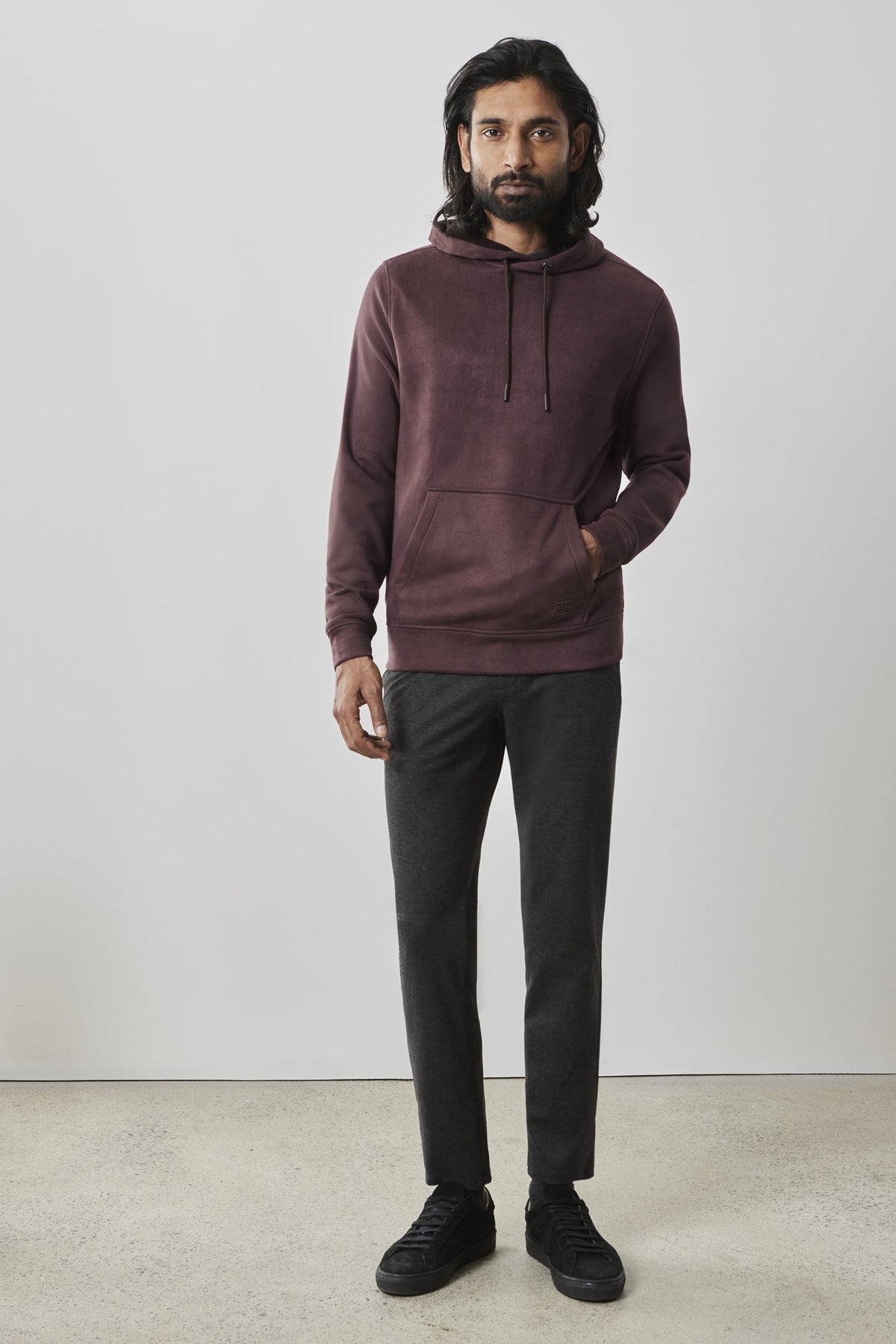 Coton ouaté en simili cuir pour homme par Robert Barakett | RB41487 Sidewinder Bordeaux | Boutique Vvög, vêtements mode pour homme et femme
