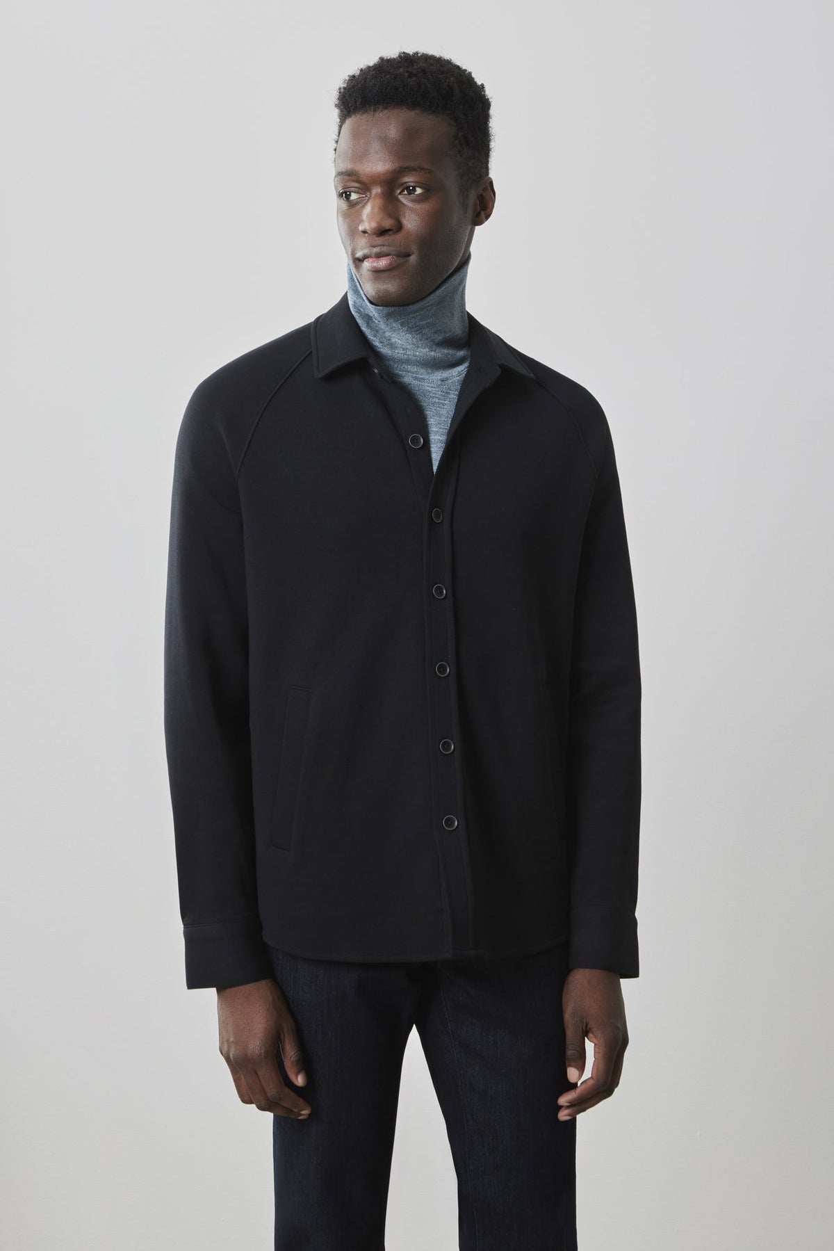 Surchemise pour homme par Robert Barakett | RB41511 Optus Noir | Boutique Vvög, vêtements mode pour homme et femme