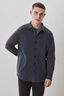 Surchemise pour homme par Robert Barakett | RB41513 Paolo Anthracite | Boutique Vvög, vêtements mode pour homme et femme